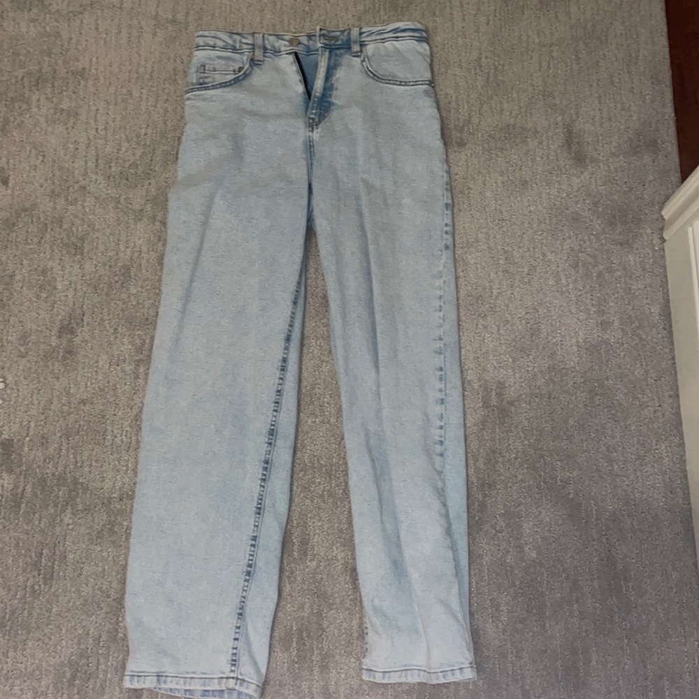 target high rise light wash jeans